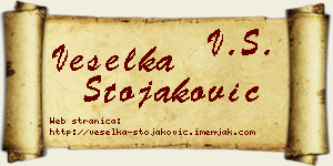 Veselka Stojaković vizit kartica